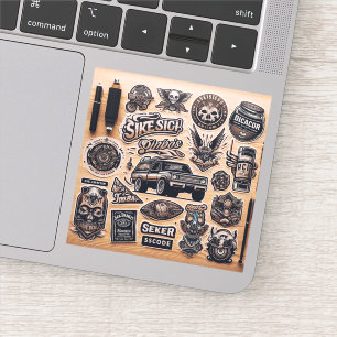 Ajoutez Votre Propre Sticker "Custom-Cut Vinyl" Pe