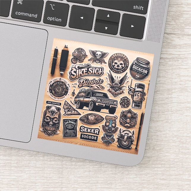 Ajoutez Votre Propre Sticker "Custom-Cut Vinyl" Pe (Détail)