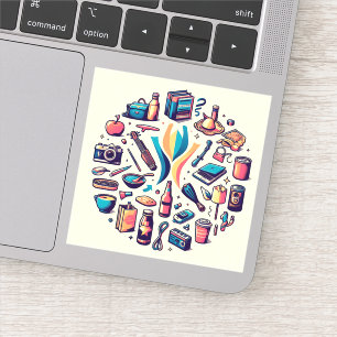 Ajoutez Votre Propre Sticker "Custom-Cut Vinyl" Pe