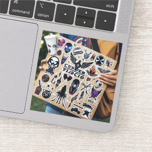 Ajoutez Votre Propre Sticker "Custom-Cut Vinyl" Pe