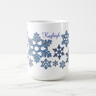 Ajoutez votre tasse nommée de flocons de neige