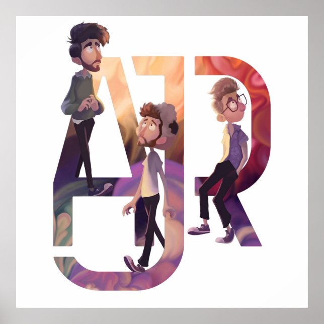 AJR The Click Galaxy Poster (Front)