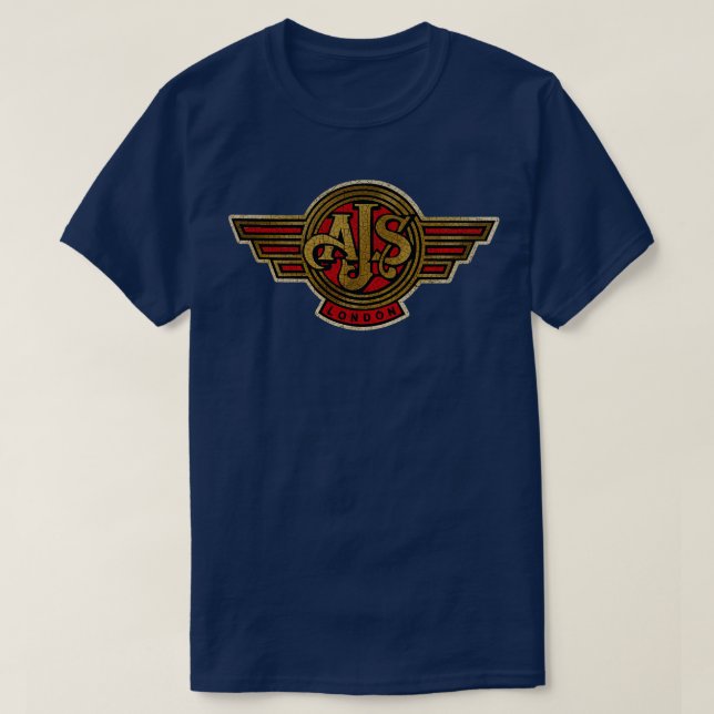 Ajs Motorcycles London UK T-Shirt (Design Front)