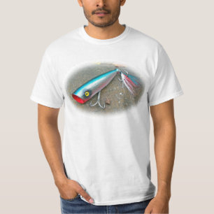 AJS Saltwater Lure Popper Blue Dragon Items T-Shirt