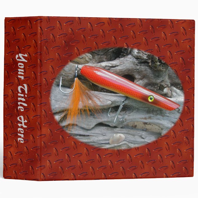 AJS Saltwater Lure Popper Firebird Binder (Front/Spine)