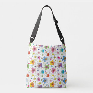 Ajustable Cool Moderne Fleur Motif Sac fourre-tout élégant