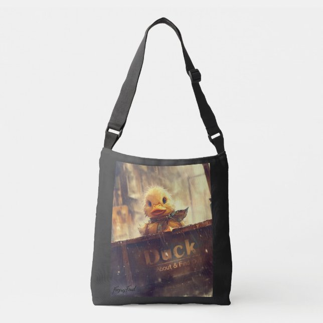 Ajustable Dark Duck À propos et découvrez le sac Crossbody (Devant)