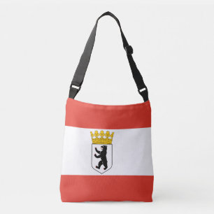 Ajustable Drapeau de Berlin Crossbody sac