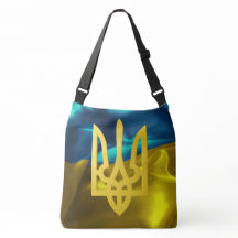 Drapeau de l'Ukraine 3D et sac fourre-tout à