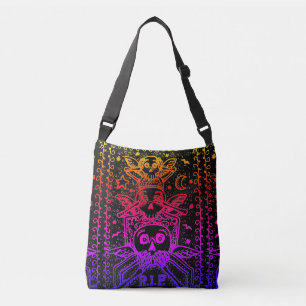 AJUSTABLE GOTH VOIR AUCUN SAC CORPOREL SKELETON CROSS CROSS