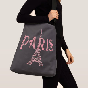 Ajustable Grand Sac Fourre-Tout Tour Eiffel de Paris