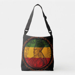 Ajustable Haile Selassie Croix sur le sac corporel