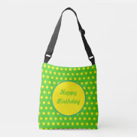 Joyeux sac de carrosserie d'anniversaire (Neon Gre