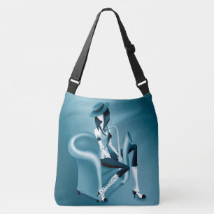 Ajustable Lady Saxophonist - Un Sac Crossbody Inspiré Par Le