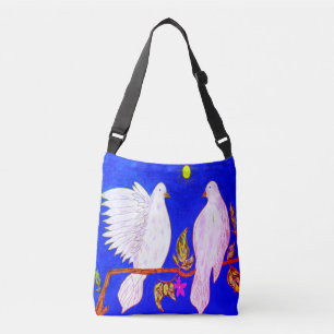 Ajustable Le sac de croisé de l'amour de la colombe