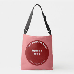 Ajustable Marque d'affaires en forme ronde rouge sur le sac
