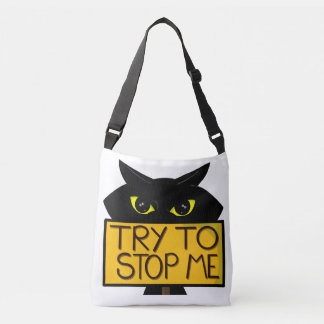 Ajustable Mauvais Boogie -Le Chat- "Essayer de" sac à bandou