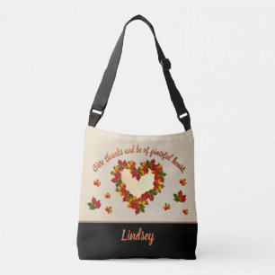Ajustable Merci coeur Pesonalized Sac fourre-tout