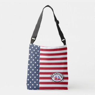 Ajustable Monogramme Sac fourre-tout tout-en-un américain