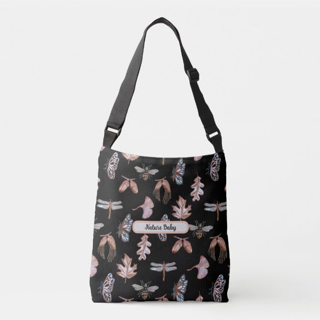 Ajustable Nature Baby CrossBody Sac à couches (Devant)