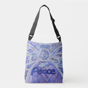 Ajustable Peace Angel Word Art Purge Corps croisé sac