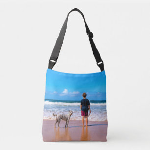 Ajustable Photo personnalisée Sac Crossbody avec votre anima