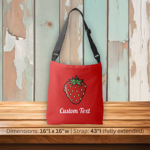 Ajustable Sac à bandoulière à l'icône de fraise