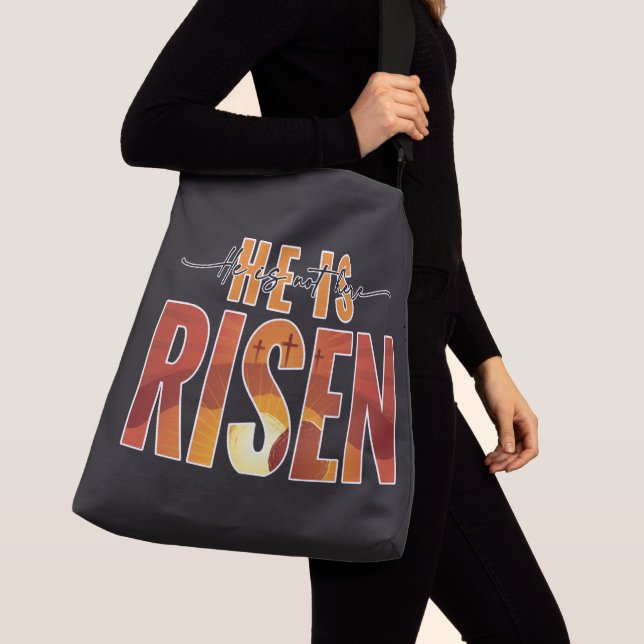 Ajustable Sac à bandoulière avec image personnalisée - Il es (De près)