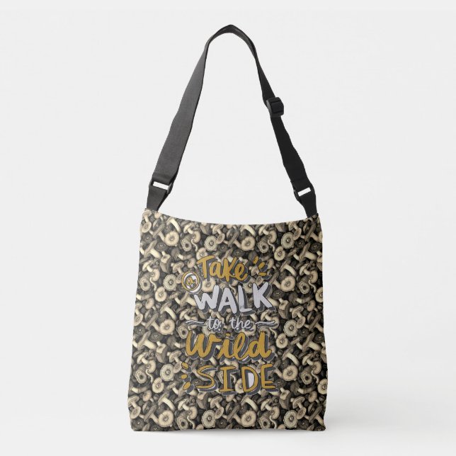 Ajustable Sac à bandoulière Champignon Wild Side (Devant)