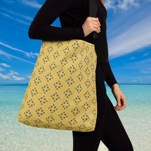 Ajustable Sac à bandoulière diamant avec pois