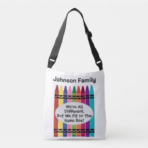 Ajustable Sac à bandoulière personnalisé pour réunion de fam