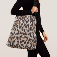 Sac à gros plan de peau léopard
