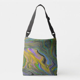 Ajustable Sac à main abstrait géode vibrant Imagination 2
