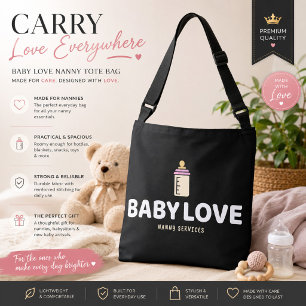 Ajustable Sac à main personnalisé pour nounou Baby Love