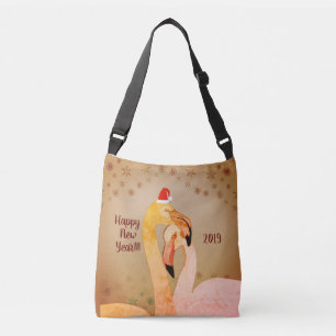 Ajustable Sac aux oiseaux de Flamant rose du Nouvel An