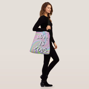 Ajustable Sac bandoulière Love Is Love Pride