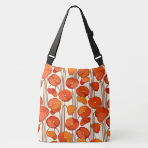 Ajustable Sac carrossable Art Nouveau Poppies