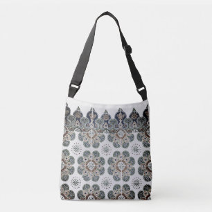 Ajustable Sac carrossable noir et turquoise