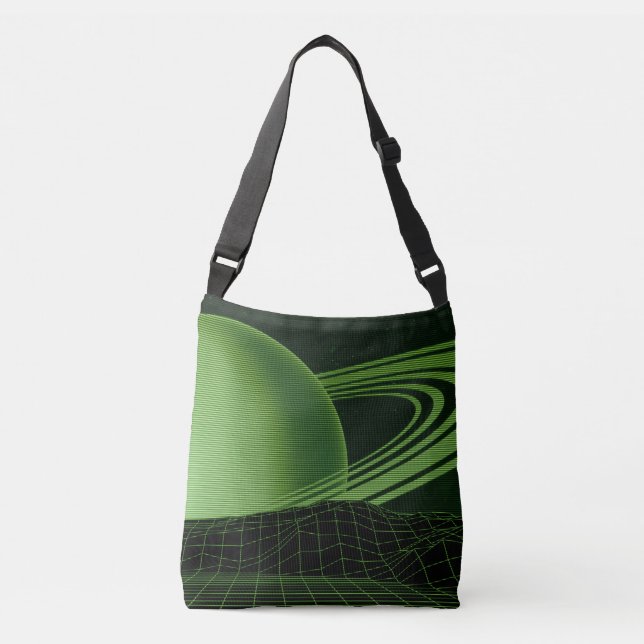 Ajustable Sac carrossable vert Rétrowave (Devant)