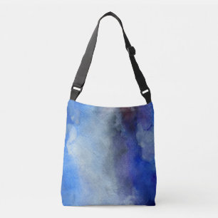Ajustable Sac carrosserie croisé tout-sur-impression Blue Fr