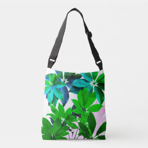 Ajustable Sac croisé Feuille vert