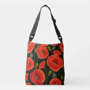 Ajustable Sac croisé personnalisé avec des pépites rouges