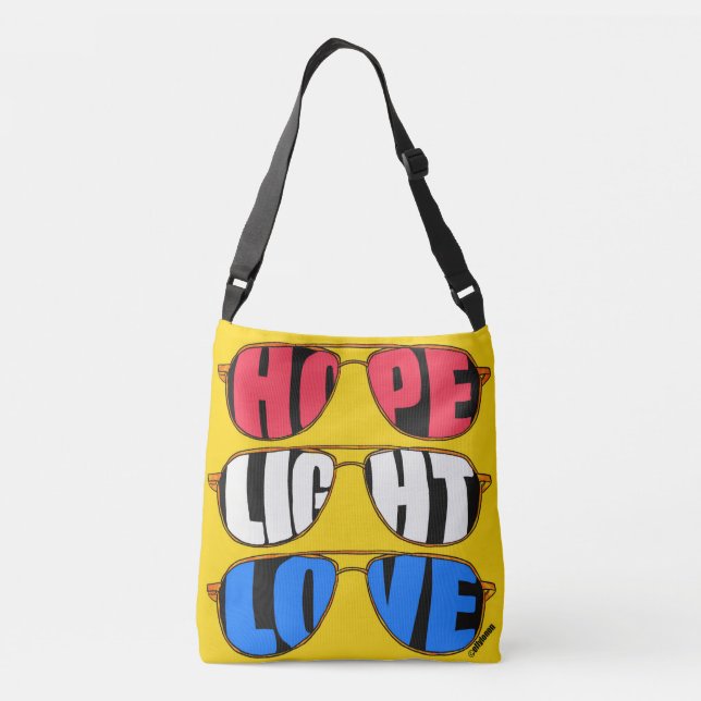 Ajustable Sac Crossbody de Hope Light Love (Dos)