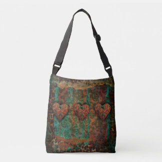 Ajustable Sac d'art de Fourre-tout - coeurs grunges
