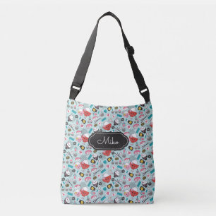 Ajustable Sac de carrossage bleu Sushi Kawaii