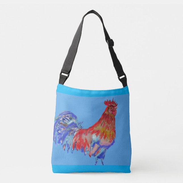 Ajustable Sac de carrosserie carrossable rouge Rooster (Devant)