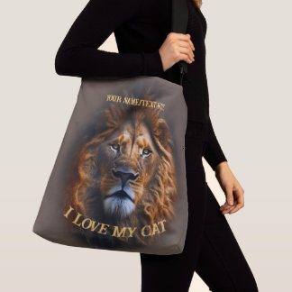 Ajustable Sac de carrosserie "I Love My Cat" Nom personnalis