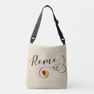 Ajustable Sac de coeur de Rome, Italie, drapeau romain