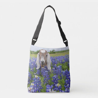 Ajustable Sac de Crossbody de Bluebonnet de chèvre de bébé