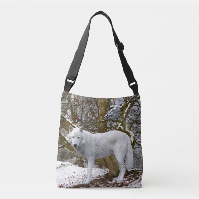 Ajustable Sac de Crossbody "de loup solitaire" (Devant)